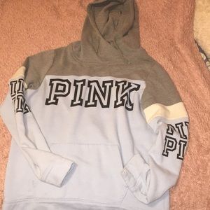 pink victoria secret hoodie